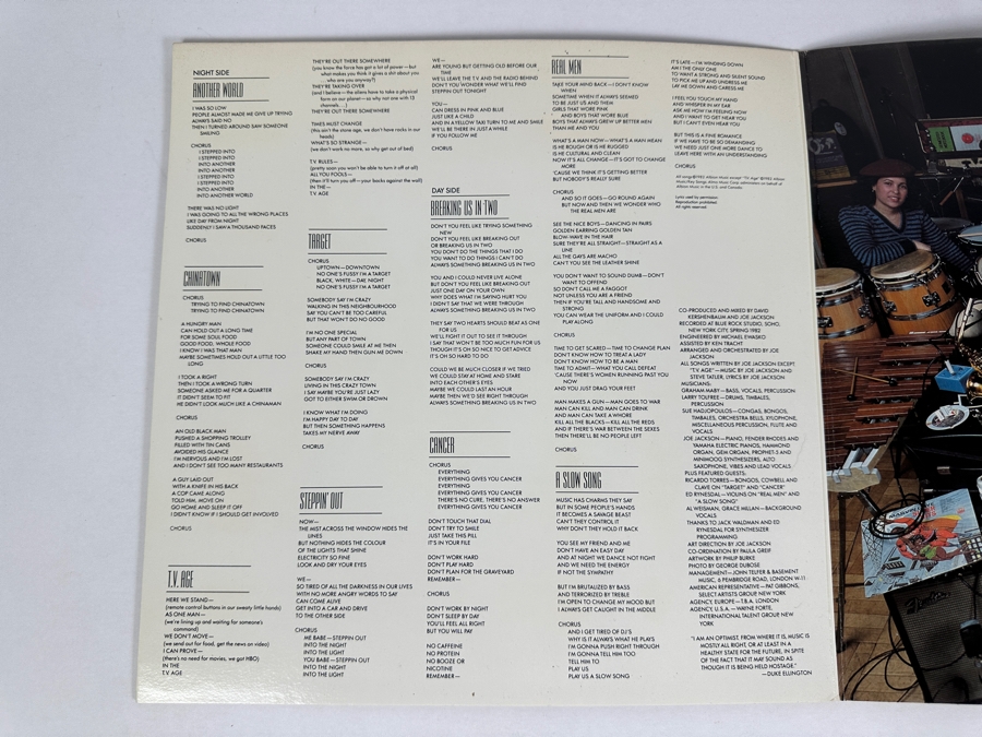 Joe Jackson - Night And Day SP-04906 A&M Records Vinyl Record 1982 [Photo 5]