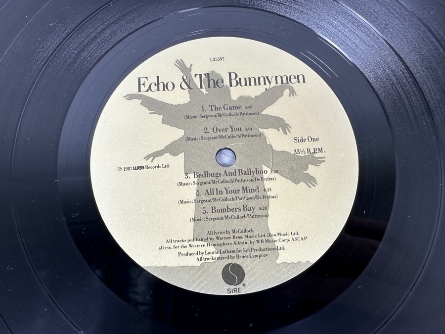 Echo & The Bunnymen - Echo & The Bunnymen 1-25597 Sire Vinyl Record 1987 [Photo 5]