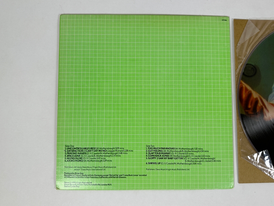 DEVO - Q: Are We Not Men? A: We Are Devo! VP2106 Picture Disc 1978 Virgin Vinyl Record UK Import [Photo 3]