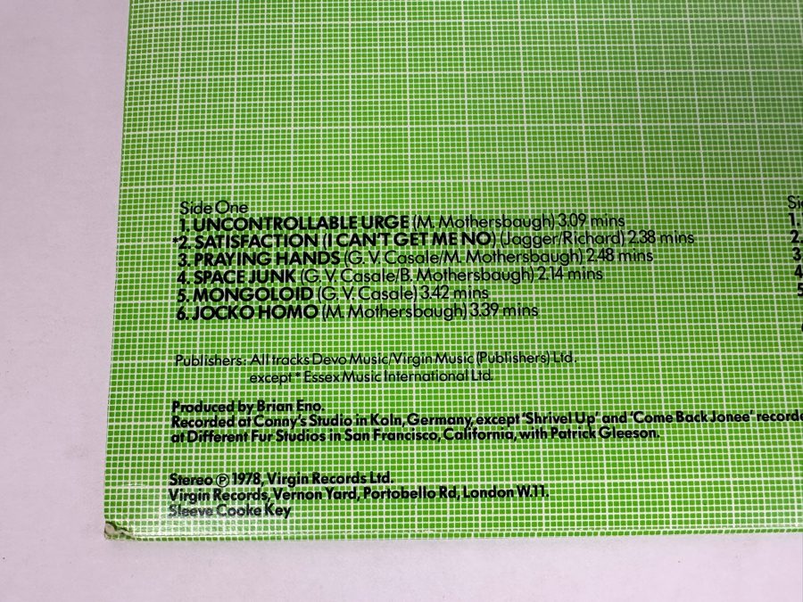 DEVO - Q: Are We Not Men? A: We Are Devo! VP2106 Picture Disc 1978 Virgin Vinyl Record UK Import [Photo 4]