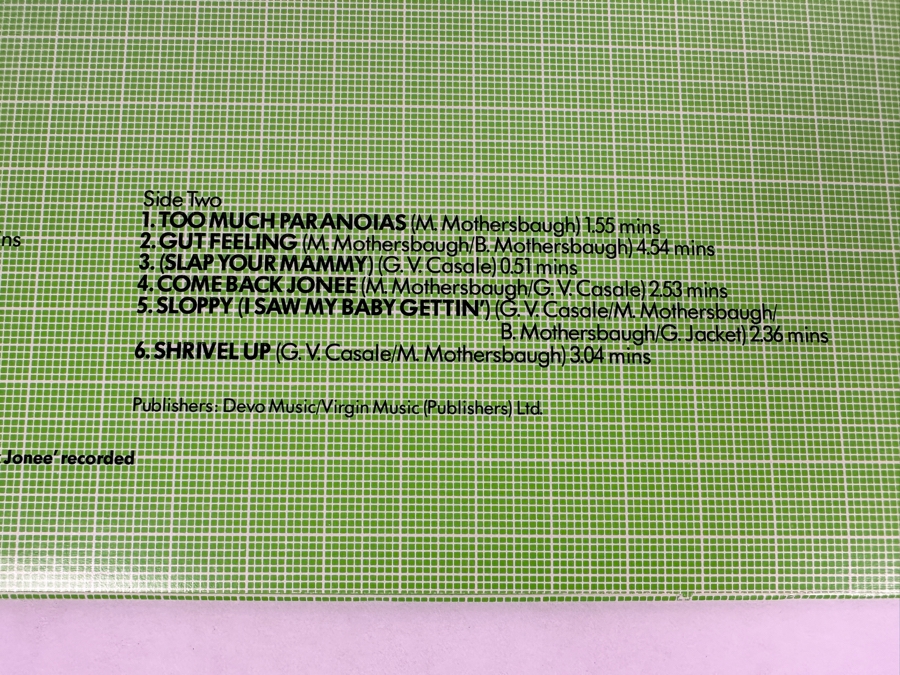 DEVO - Q: Are We Not Men? A: We Are Devo! VP2106 Picture Disc 1978 Virgin Vinyl Record UK Import [Photo 5]