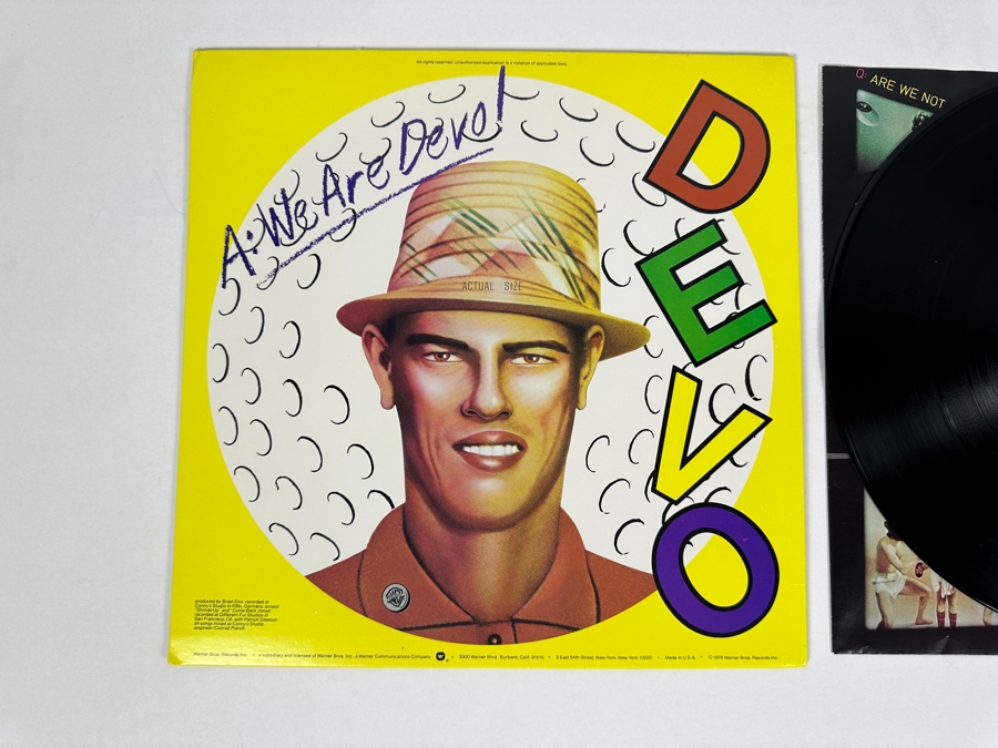 DEVO - Q: Are We Not Men? A: We Are Devo! BSK-3239 1978 Warner Bros Vinyl Record [Photo 3]