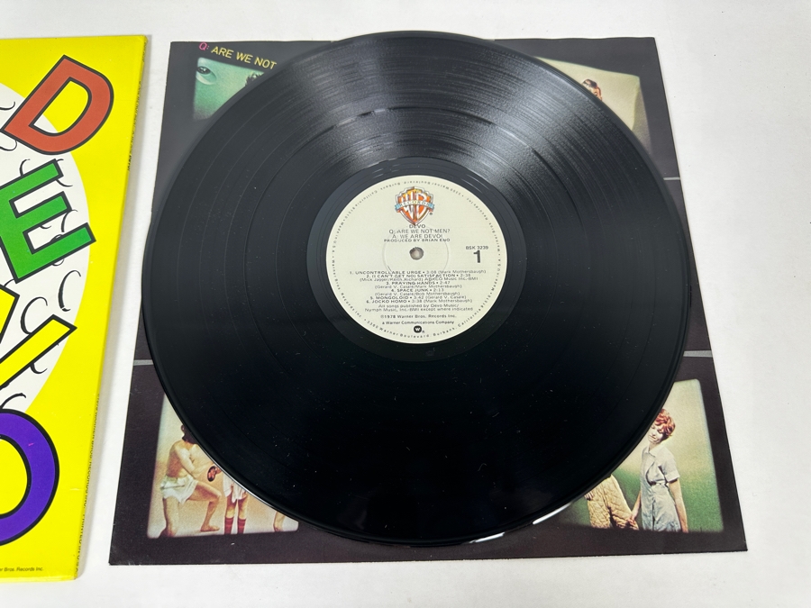 DEVO - Q: Are We Not Men? A: We Are Devo! BSK-3239 1978 Warner Bros Vinyl Record [Photo 4]