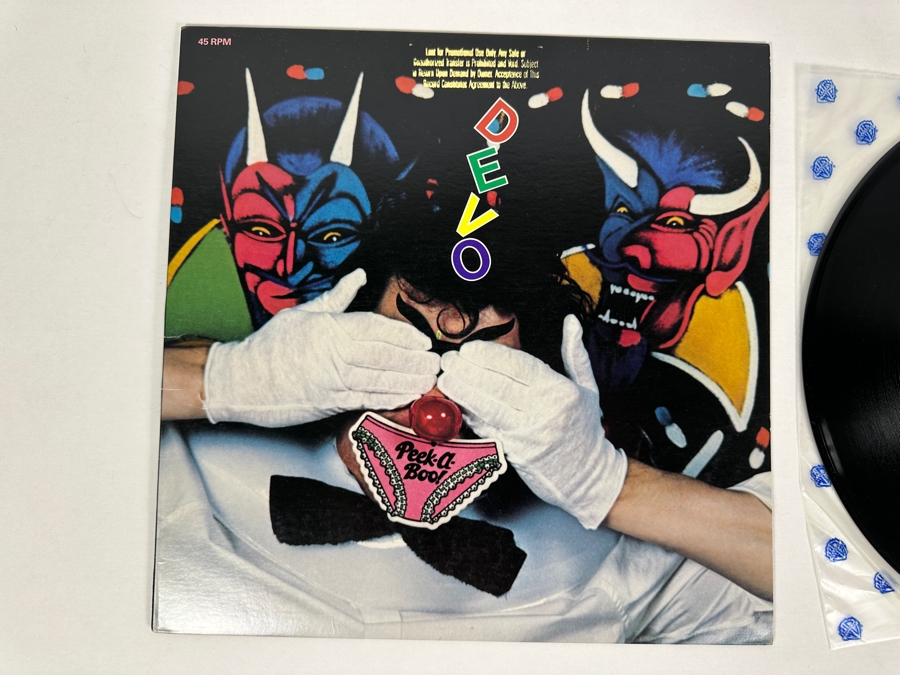 DEVO - Peek-A-Boo! 0-29906 Warner Bros Records Vinyl Record 1982 Promo Copy [Photo 2]