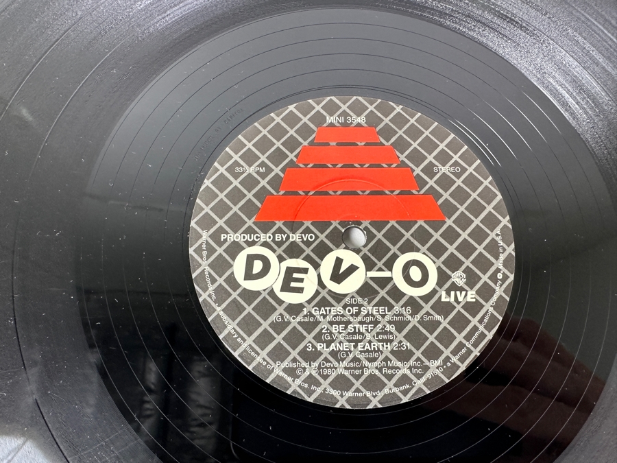 DEVO - Dev-O Live Mini 3548 Warner Bros Records Vinyl Record 1980 [Photo 5]