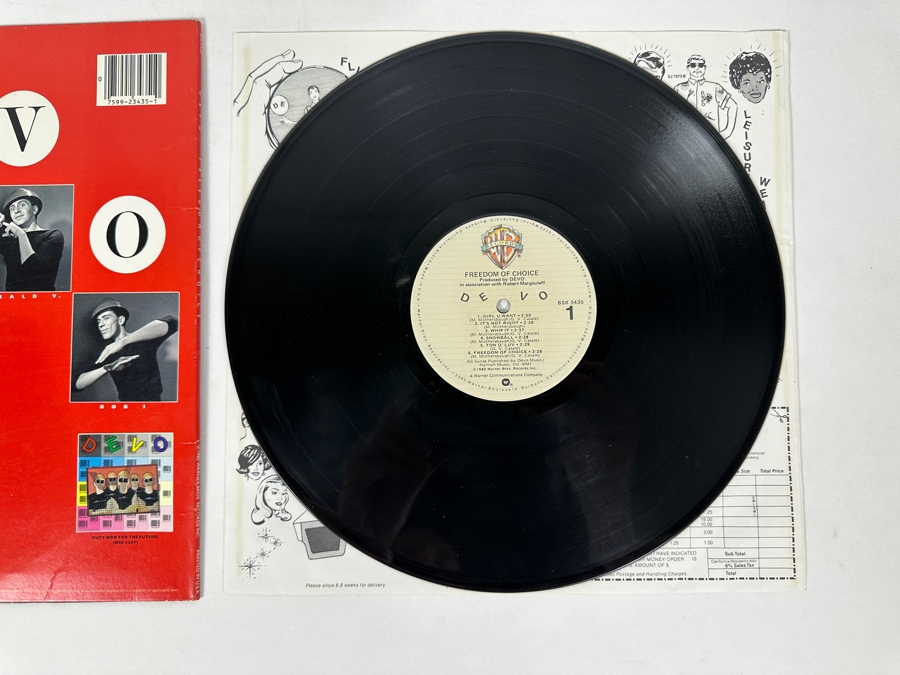 DEVO - Freedom Of Choice BSK 3435 Warner Bros Vinyl Record 1980 [Photo 4]