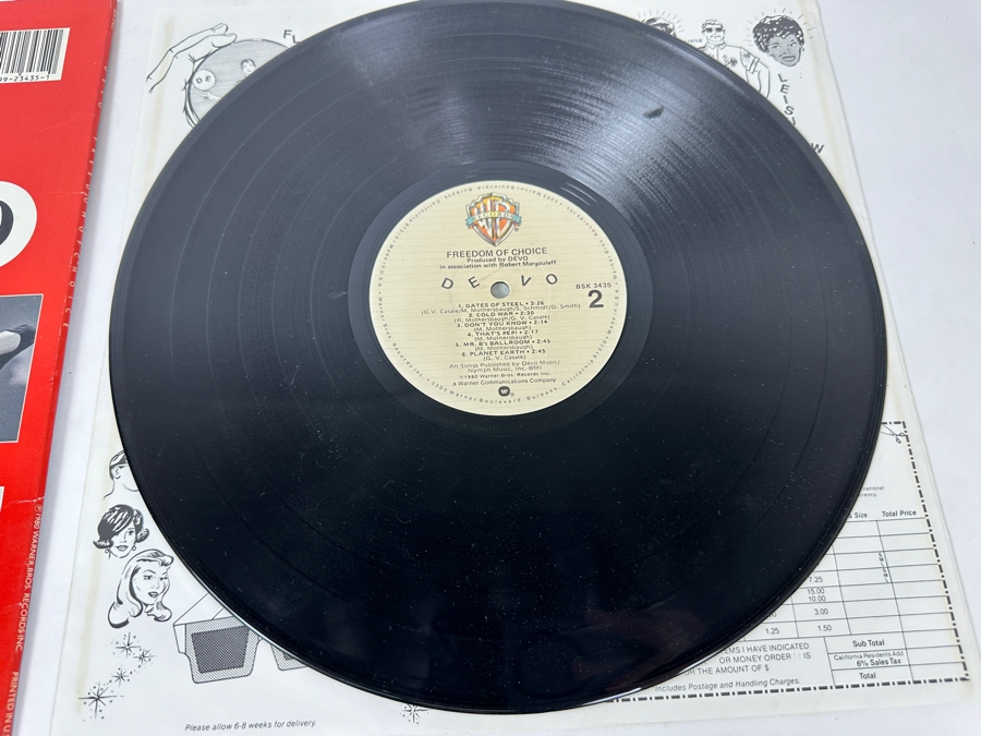 DEVO - Freedom Of Choice BSK 3435 Warner Bros Vinyl Record 1980 [Photo 6]