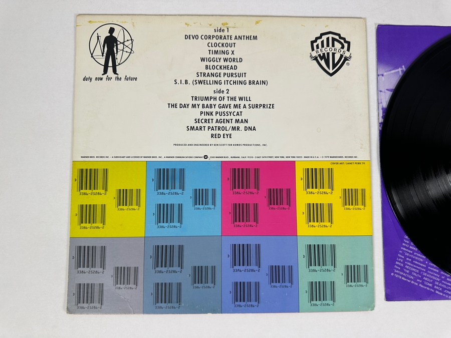 DEVO - Duty Now For The Future BSK 3337 Warner Bros Vinyl Record 1979 [Photo 3]