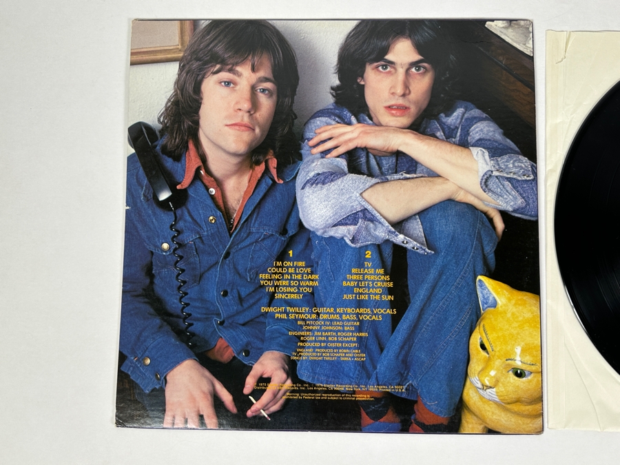 Dwight Twilley Band - 'Sincerely' SR-52001 ABC Records 1976 [Photo 3]