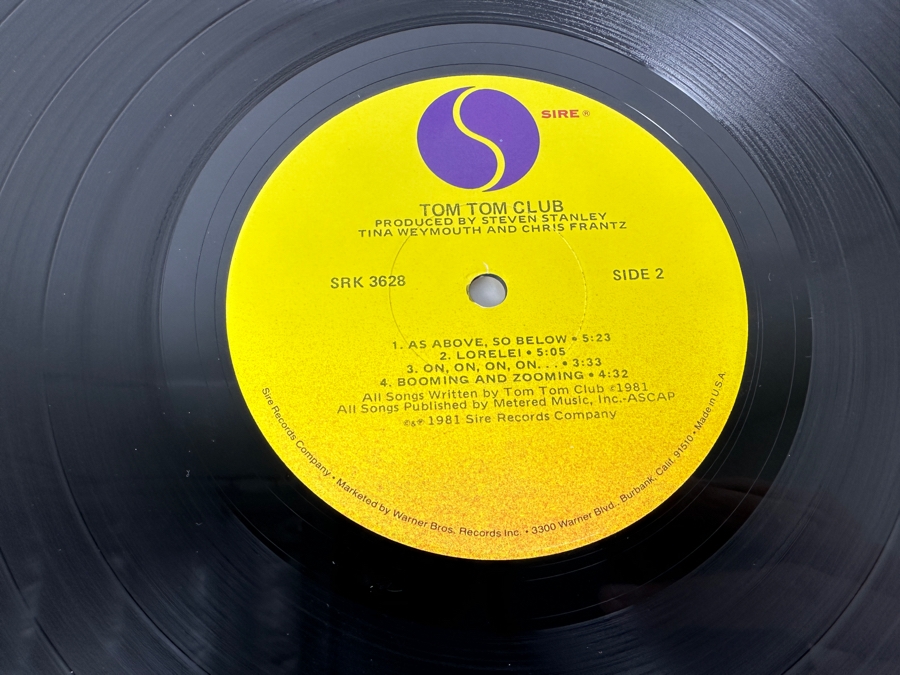 Tom Tom Club - Tom Tom Club SRK 3628 Sire Vinyl Record 1981 [Photo 7]