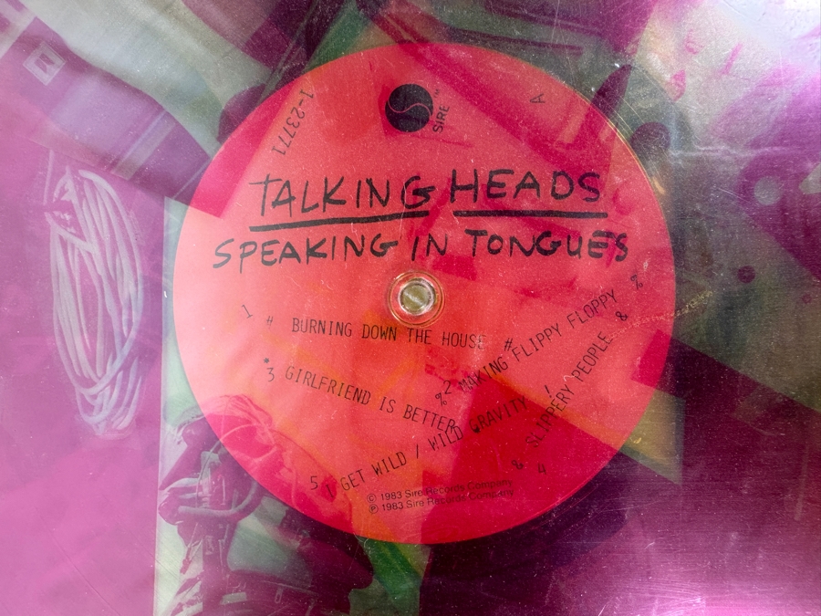 Special Limited Edition Sealed Record - Talking Heads - Speaking In Tongues Concept By Robert Rauschenberg Sealed Copy 1-23771 Sire Records Vinyl Record 1983 [Photo 5]