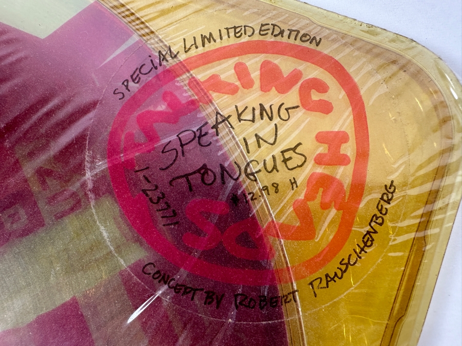 Special Limited Edition Sealed Record - Talking Heads - Speaking In Tongues Concept By Robert Rauschenberg Sealed Copy 1-23771 Sire Records Vinyl Record 1983 [Photo 3]
