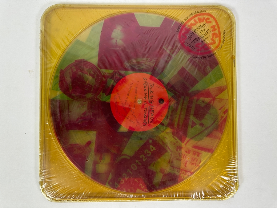 Special Limited Edition Sealed Record - Talking Heads - Speaking In Tongues Concept By Robert Rauschenberg Sealed Copy 1-23771 Sire Records Vinyl Record 1983 [Photo 2]