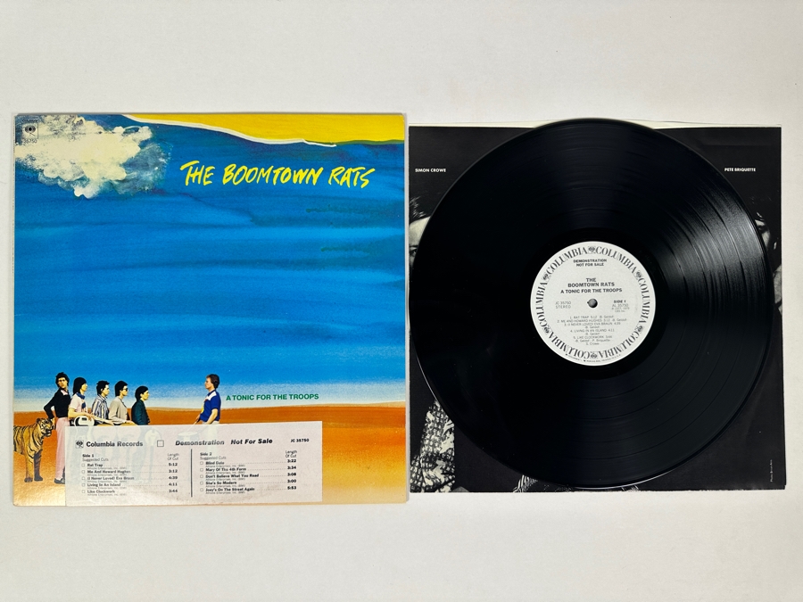 The Boomtown Rats - A Tonic For The Troops JC 35750 Columbia Vinyl Record 1979 Promo Copy [Photo 1]