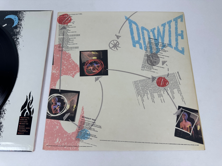 David Bowie - Let's Dance SO-17093 EMI America Vinyl Record 1983 [Photo 6]