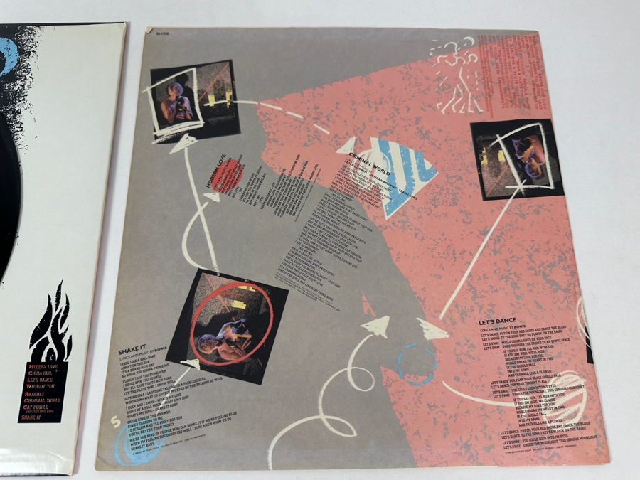 David Bowie - Let's Dance SO-17093 EMI America Vinyl Record 1983 [Photo 7]
