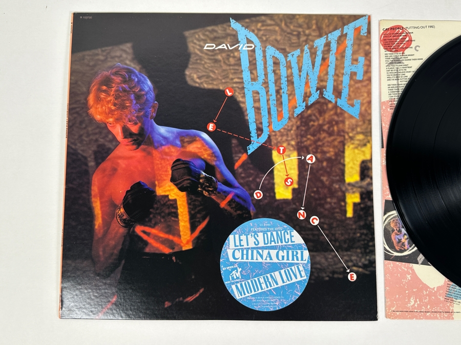 David Bowie - Let's Dance SO-17093 EMI America Vinyl Record 1983 [Photo 2]