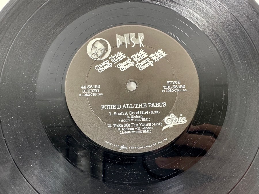 Cheap Trick - Found All The Parts 4E 36453 Nu Disk Epic Vinyl Record 1980 Promo Copy [Photo 8]