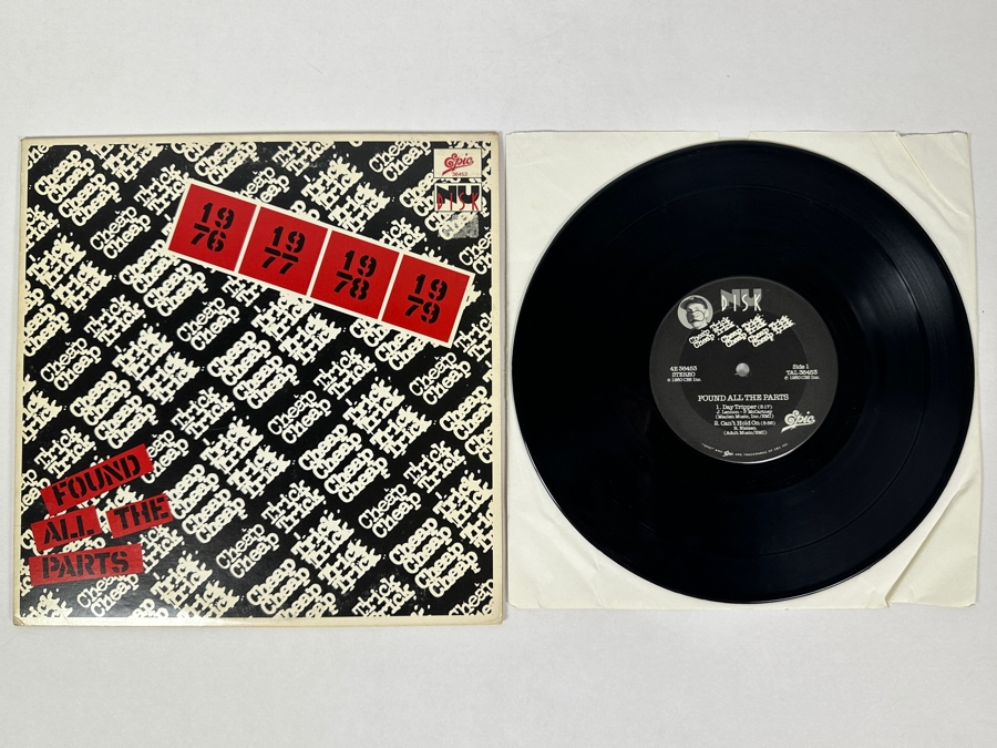Cheap Trick - Found All The Parts 4E 36453 Nu Disk Epic Vinyl Record 1980 Promo Copy [Photo 1]