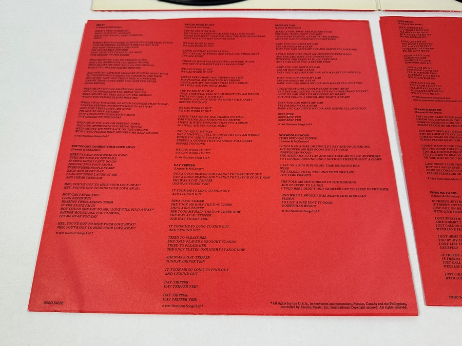 The Beatles 1962-1966 SKBO 3404 Apple Records Vinyl Record 1973 [Photo 16]