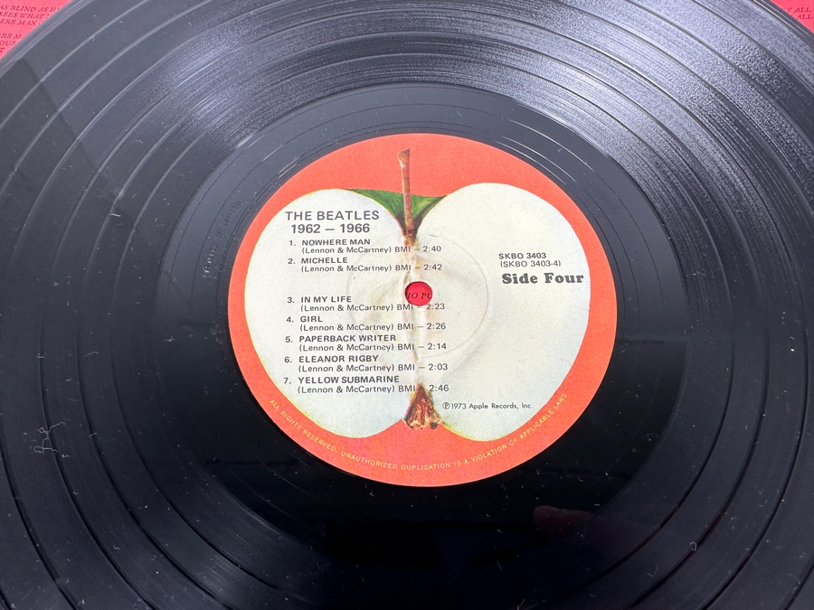 The Beatles 1962-1966 SKBO 3404 Apple Records Vinyl Record 1973 [Photo 14]