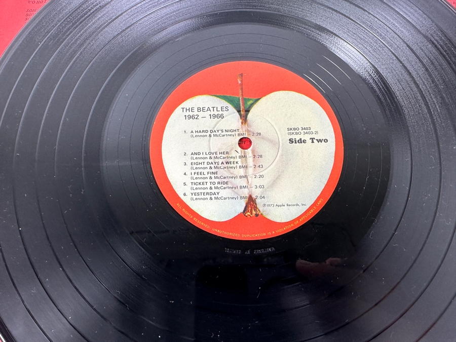 The Beatles 1962-1966 SKBO 3404 Apple Records Vinyl Record 1973 [Photo 10]