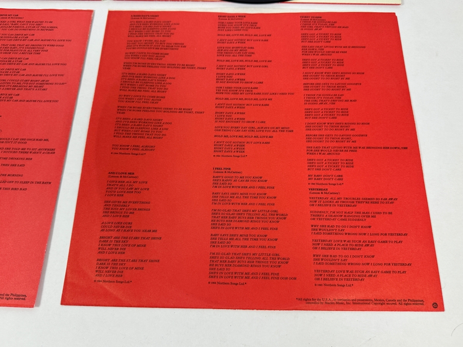 The Beatles 1962-1966 SKBO 3404 Apple Records Vinyl Record 1973 [Photo 18]