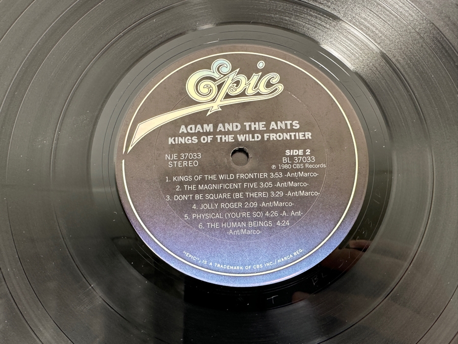Adam And The Ants - Kings Of The Wild Frontier NJE 37033 Epic Vinyl Record 1980 Promo Copy [Photo 9]