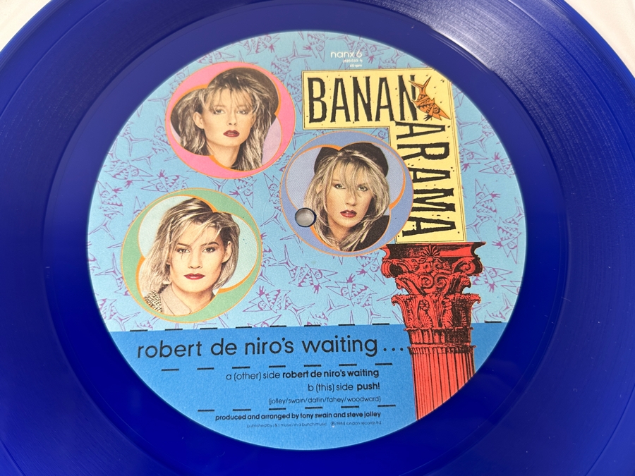 Pair Of Bananarama - Robert De Niro's Waiting Pink & Blue Picture Disc London Records Nanx 6 820 033-1 45 RPM Vinyl Record 1984 [Photo 7]