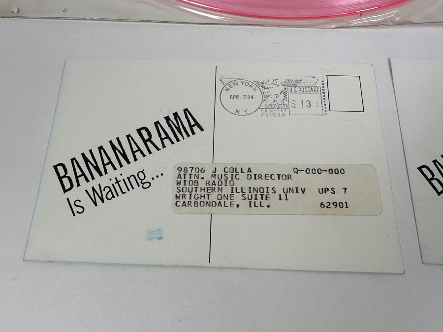 Pair Of Bananarama - Robert De Niro's Waiting Pink & Blue Picture Disc London Records Nanx 6 820 033-1 45 RPM Vinyl Record 1984 [Photo 15]