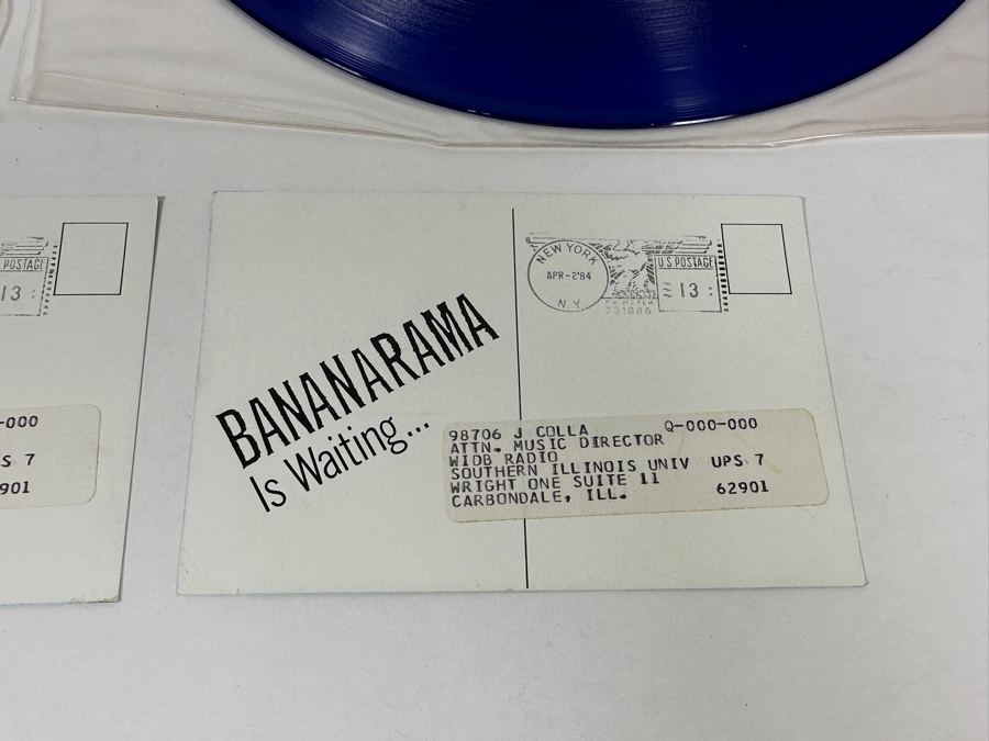 Pair Of Bananarama - Robert De Niro's Waiting Pink & Blue Picture Disc London Records Nanx 6 820 033-1 45 RPM Vinyl Record 1984 [Photo 13]
