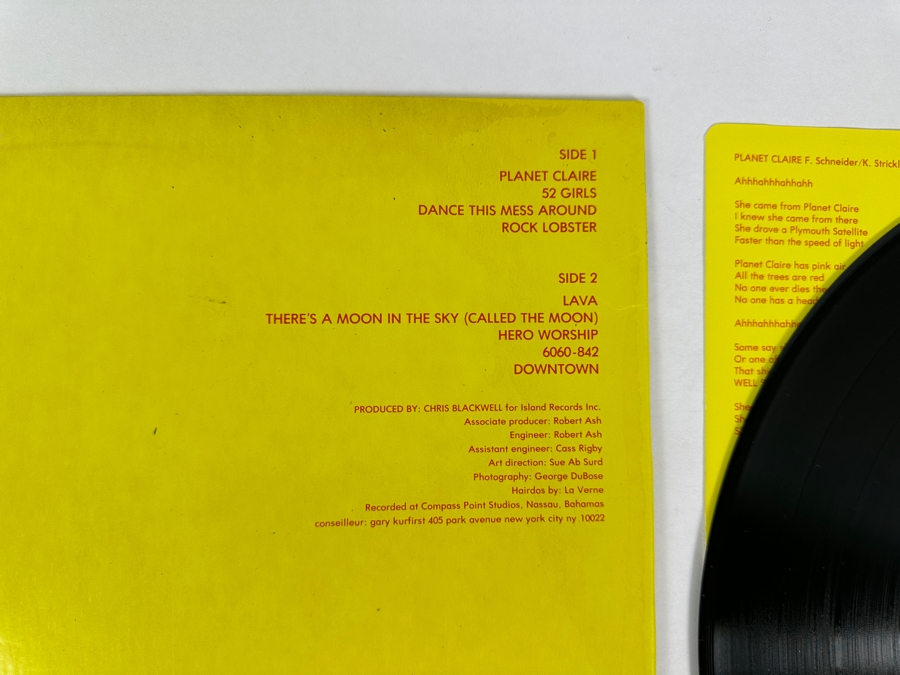 The B-52's - The B-52's BSK 3355 Warner Bros Records Vinyl Record 1979 [Photo 4]