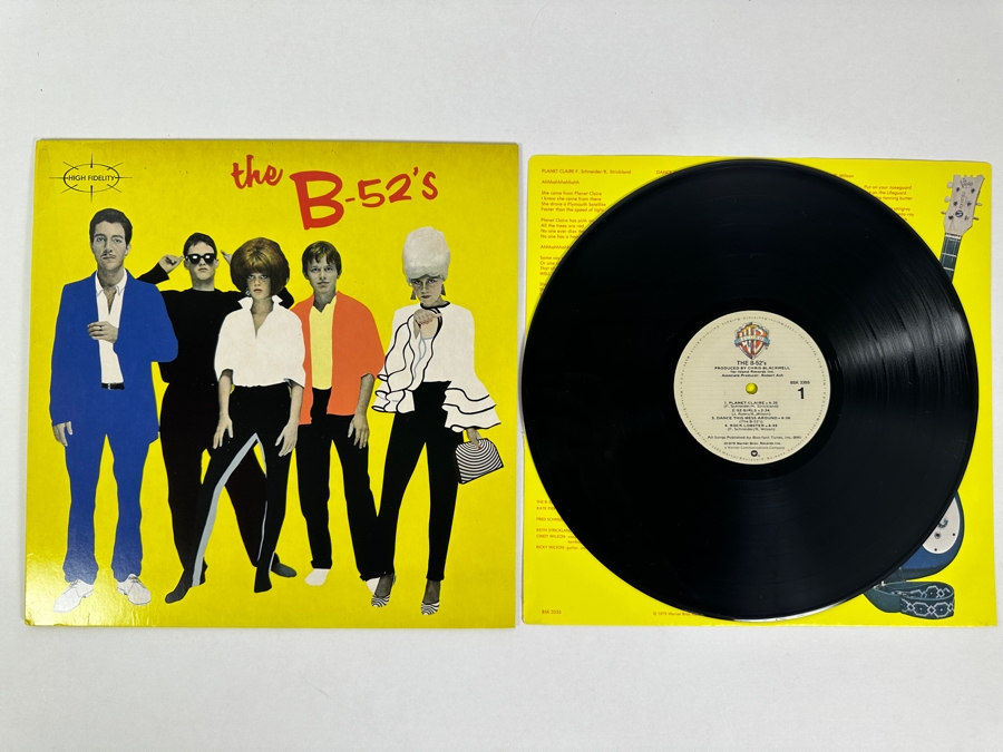 The B-52's - The B-52's BSK 3355 Warner Bros Records Vinyl Record 1979 [Photo 1]