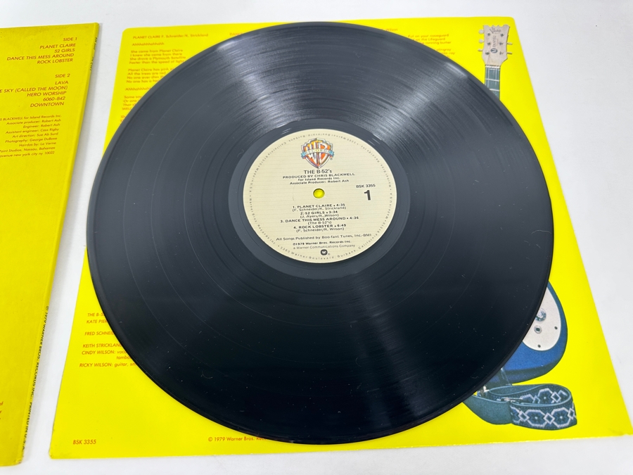 The B-52's - The B-52's BSK 3355 Warner Bros Records Vinyl Record 1979 [Photo 5]
