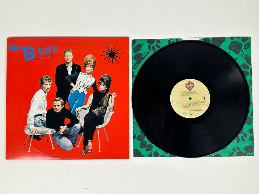 The B-52's - Wild Planet BSK 3471 Warner Bros Vinyl Record 1980