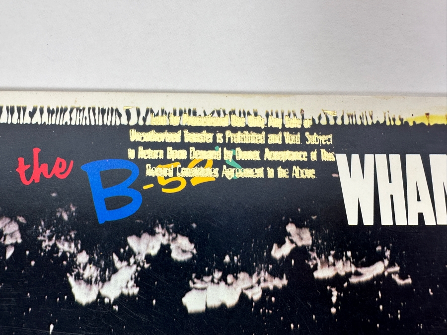 The B-52's - Whammy! 1-23819 Warner Bros Vinyl Record 1983 Promo Copy [Photo 3]