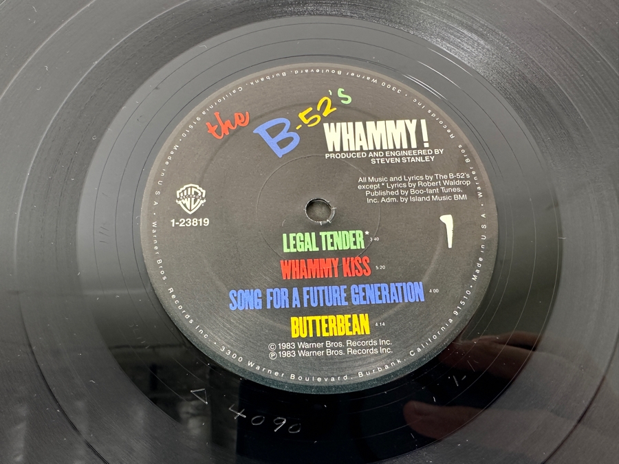 The B-52's - Whammy! 1-23819 Warner Bros Vinyl Record 1983 Promo Copy [Photo 6]