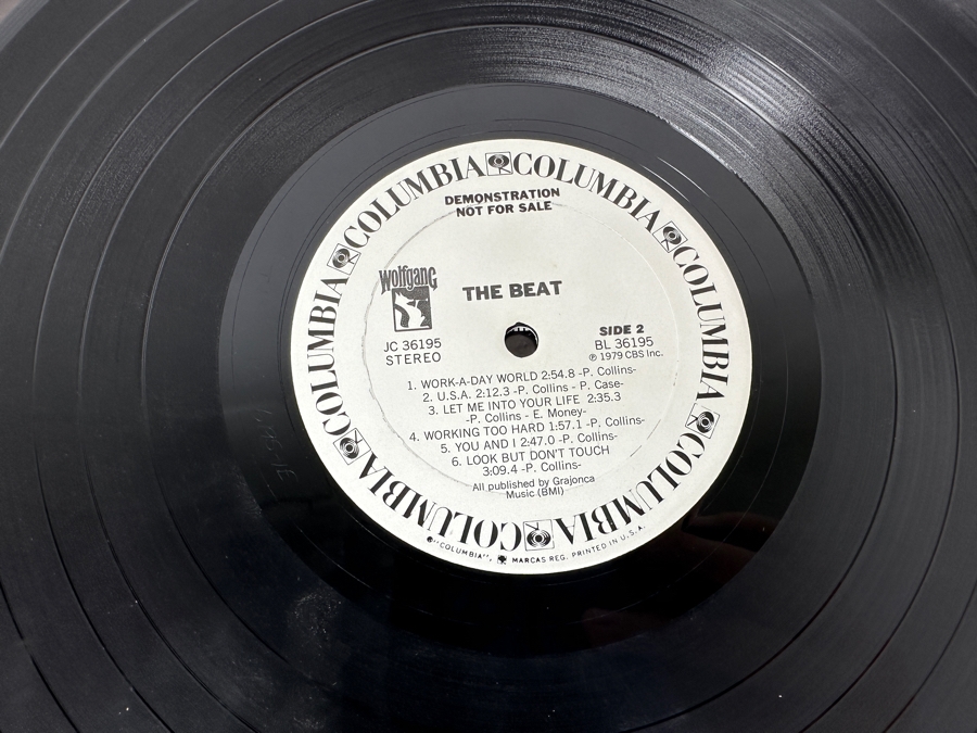 The Beat - The Beat AL 36195 Columbia Vinyl Record 1979 Promo Copy [Photo 8]