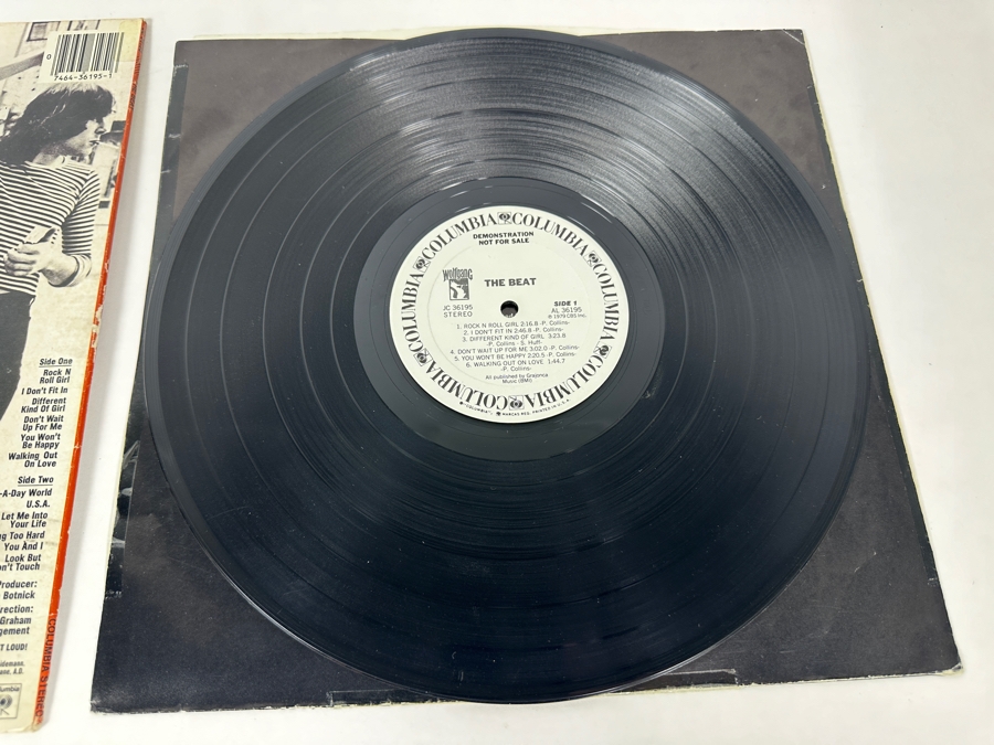 The Beat - The Beat AL 36195 Columbia Vinyl Record 1979 Promo Copy [Photo 5]