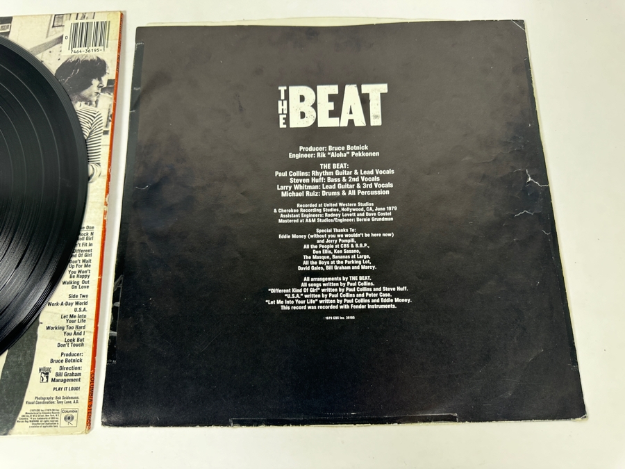 The Beat - The Beat AL 36195 Columbia Vinyl Record 1979 Promo Copy [Photo 9]