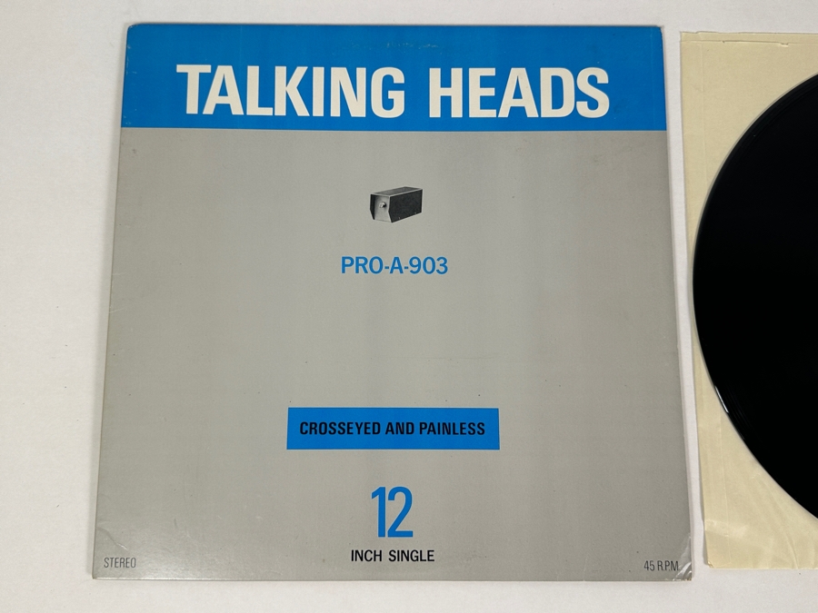 Talking Heads - Crosseyed And Painless PRO-A-903 SIRE Records 12' Single Vinyl Record 1980 Promo Copy [Photo 2]