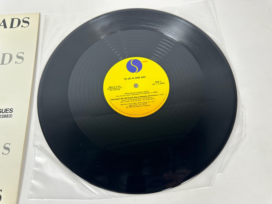 Talking Heads - This Must Be The Place (Naive Melody) PRO-A-2101 SIRE Records 12' Vinyl Record 1983 Promo Copy [Photo 6]
