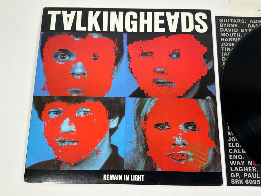 Talking Heads - Remain In Light SRK 6095 SIRE Records Vinyl Record 1980 Promo Copy [Photo 2]