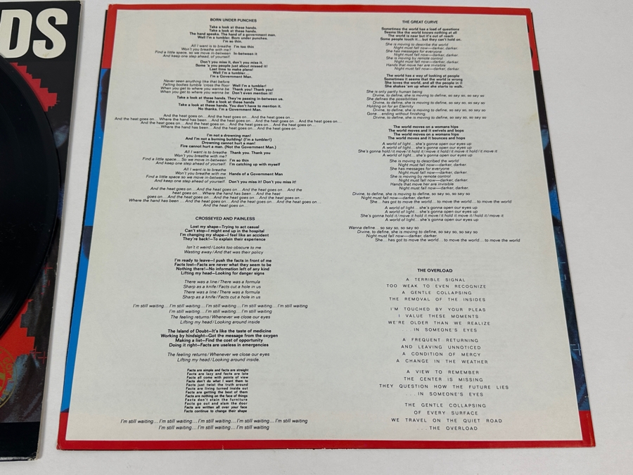 Talking Heads - Remain In Light SRK 6095 SIRE Records Vinyl Record 1980 Promo Copy [Photo 11]