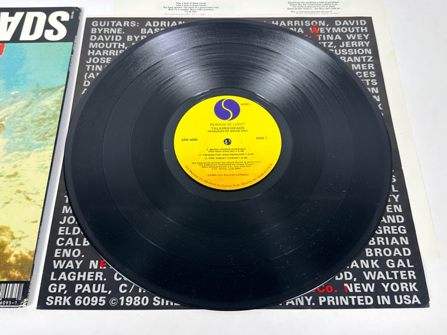 Talking Heads - Remain In Light SRK 6095 SIRE Records Vinyl Record 1980 Promo Copy [Photo 5]