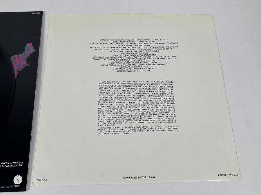 Talking Heads - More Songs About Buildings And Food SRK 6058 SIRE Records Vinyl Record 1978 [Photo 10]