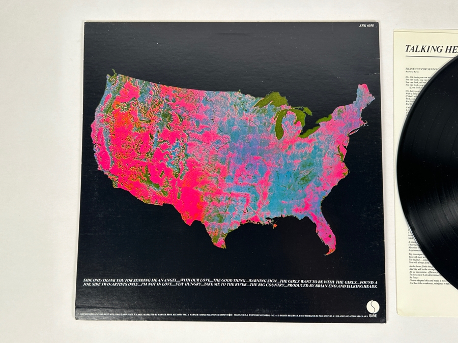 Talking Heads - More Songs About Buildings And Food SRK 6058 SIRE Records Vinyl Record 1978 [Photo 4]