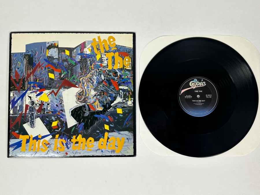 The The - This Is The Day 49-04315 Epic Records 12' Single Vinyl Record 1982 Promo Copy