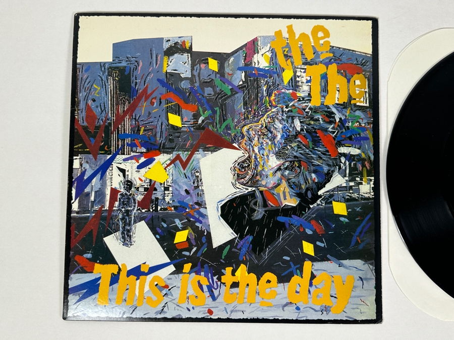 The The - This Is The Day 49-04315 Epic Records 12' Single Vinyl Record 1982 Promo Copy [Photo 2]