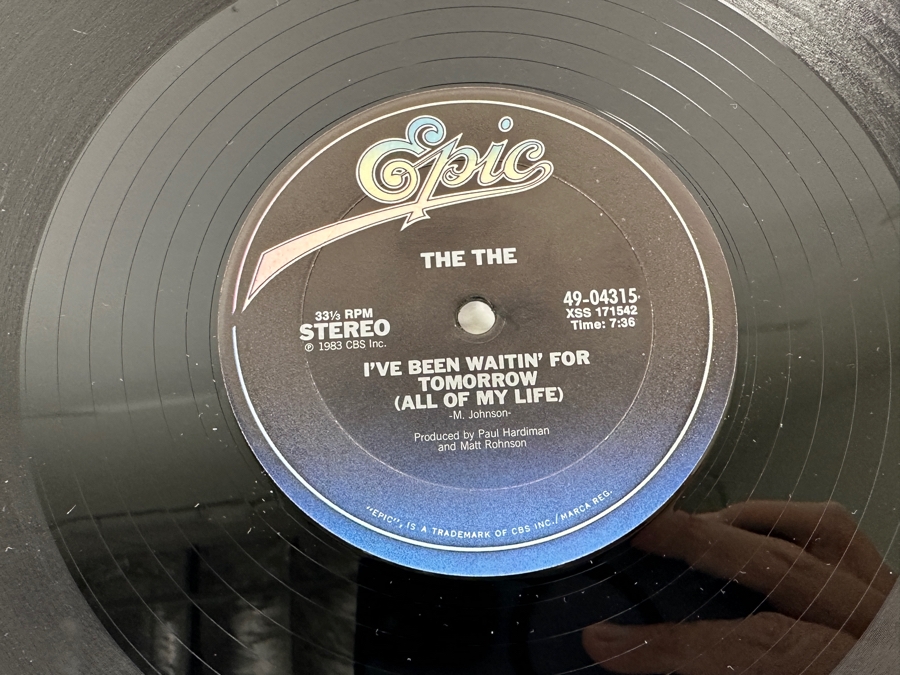 The The - This Is The Day 49-04315 Epic Records 12' Single Vinyl Record 1982 Promo Copy [Photo 8]